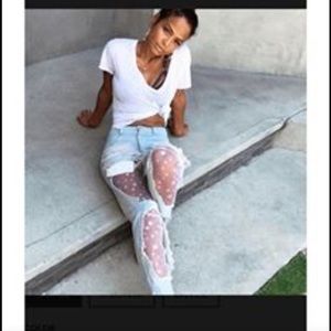 Catwalk Connection Maddie Cutout Jeans